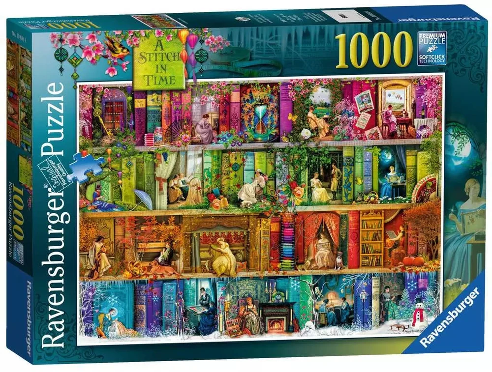 Ravensburger dėlionė „Siuvimo reikmenų lentyna“, 1000 det.