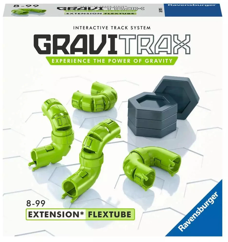 Ravensburger GraviTrax priedas „FlexTube“, nuo 8 m.