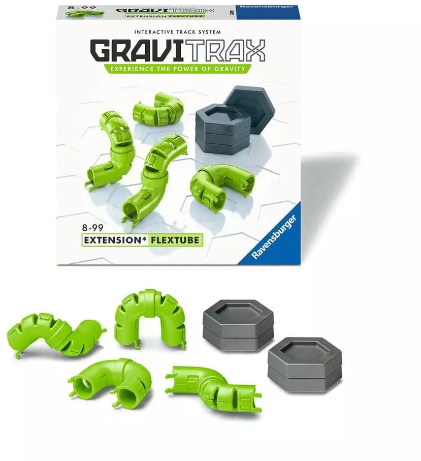 Ravensburger GraviTrax priedas „FlexTube“, nuo 8 m.
