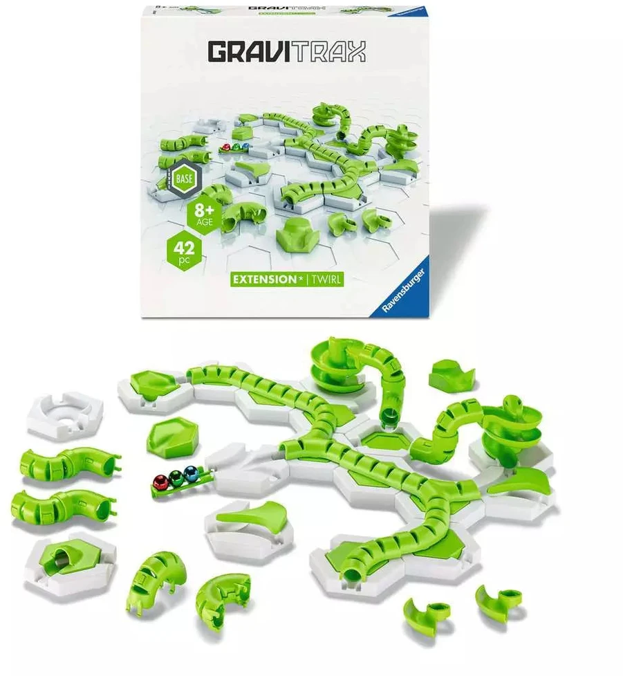 Ravensburger GraviTrax priedų rinkinys „Twirl“, 42 det., nuo 8 m.