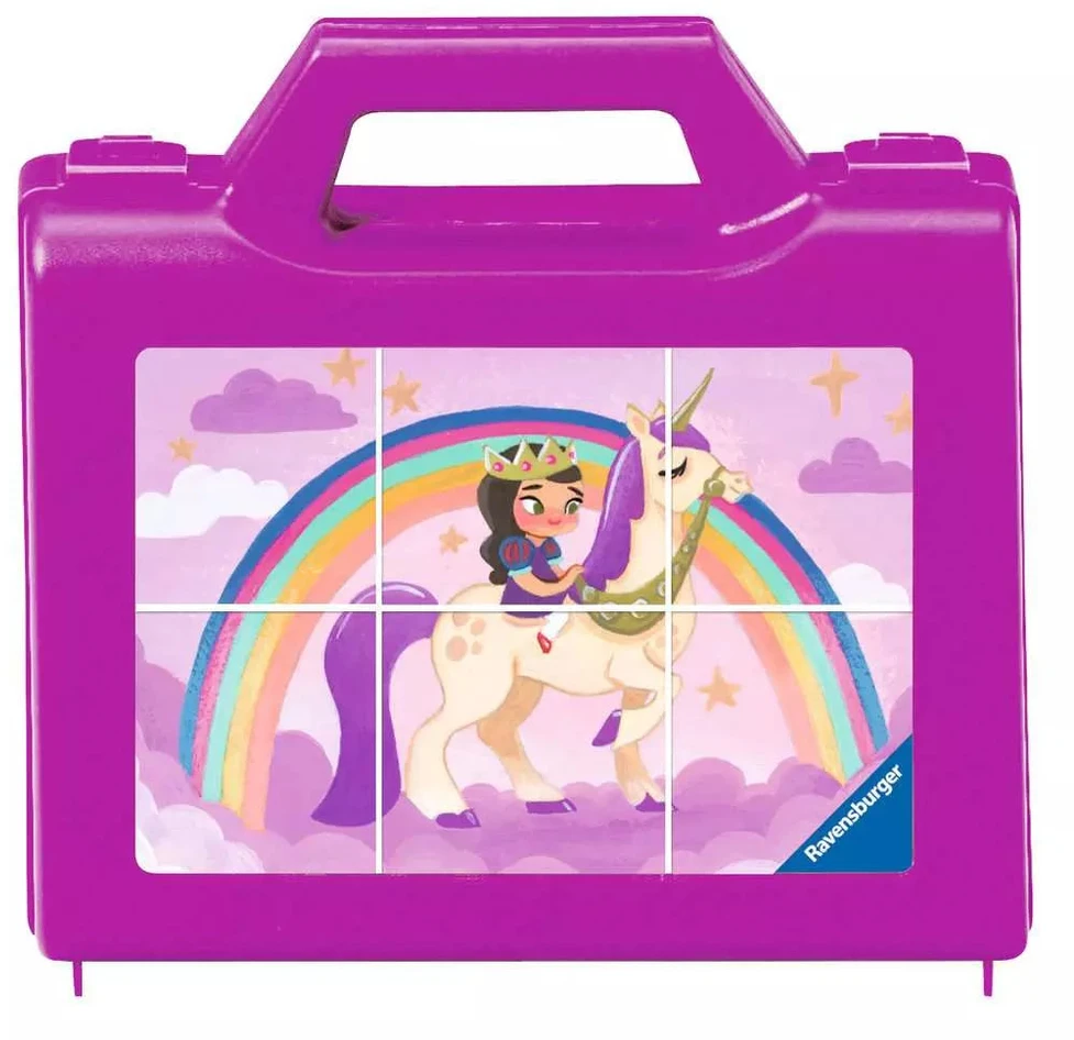 Ravensburger kubelių dėlionė „Fantazijos draugai“, 6 kubeliai