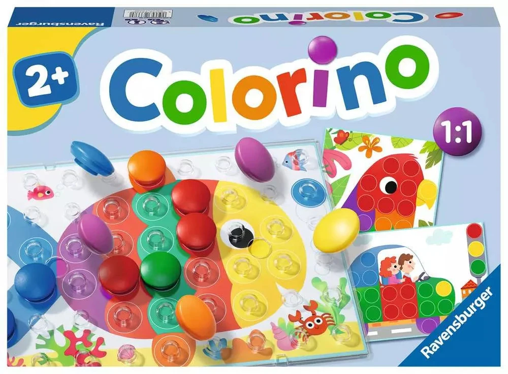 Ravensburger lavinamasis žaidimas „Junior Colorino“, nuo 2 m.