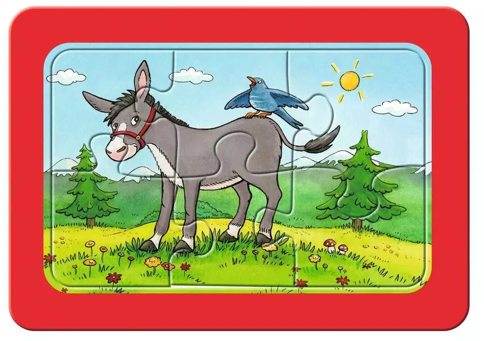 Ravensburger mano pirmosios dėlionės „Ūkio gyvūnai“, 3×6 det., nuo 2,5 m.