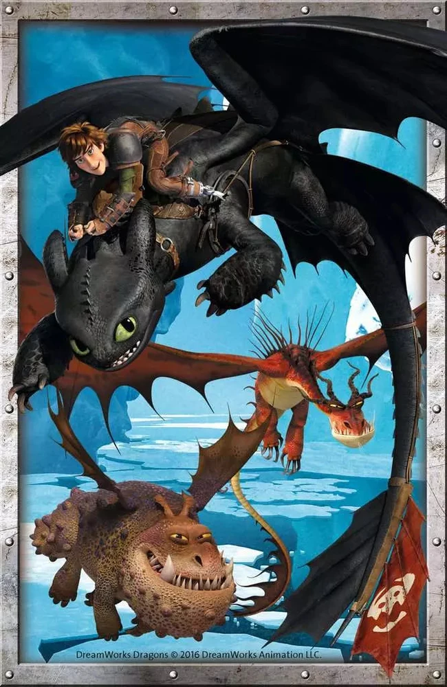 Ravensburger mini dėlionė „Drakonai“, 54 det.