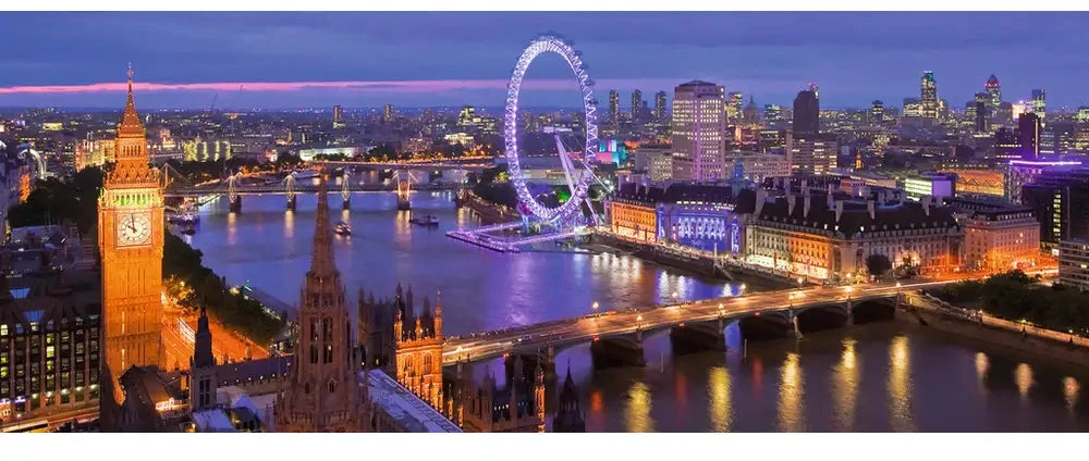 Ravensburger "Panorama" Dėlionė 1000 vnt. - Naktinis Londonas