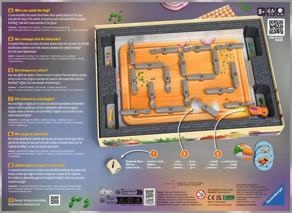Ravensburger stalo žaidimas „La Cucaracha“, 2–4 žaid., nuo 5 m.