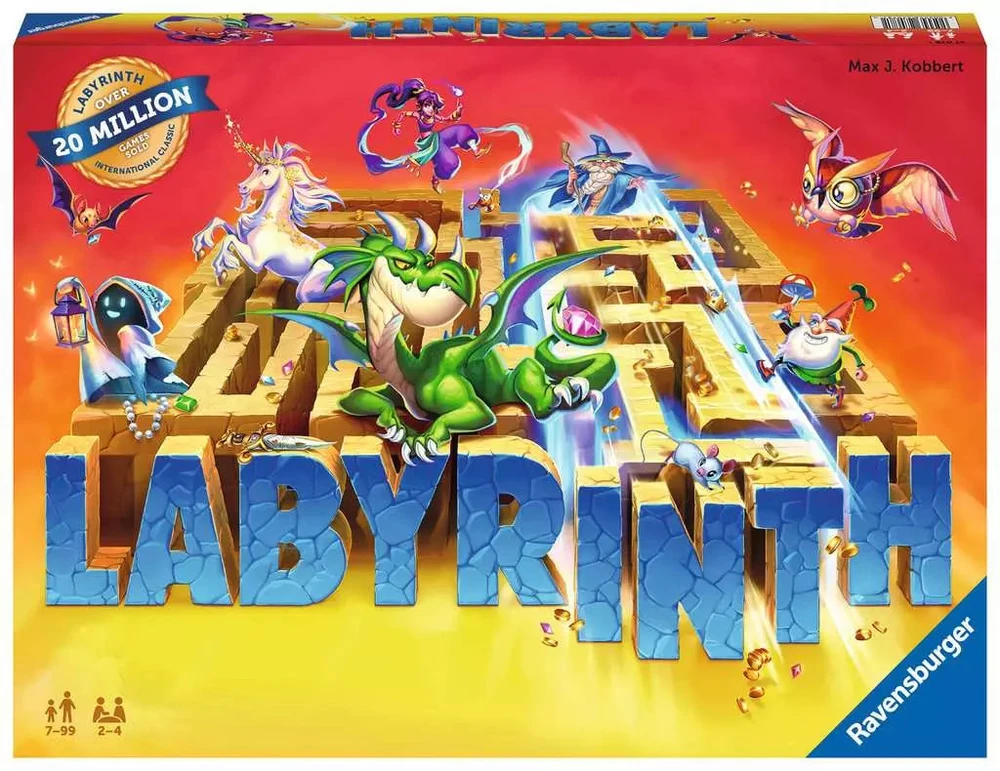 Ravensburger stalo žaidimas „Labyrinth“, 2–4 žaid., nuo 7 m.
