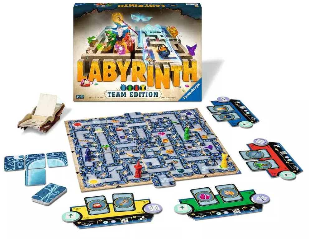 Ravensburger stalo žaidimas „Labyrinth Team Edition“, 2–4 žaid., nuo 8 m.