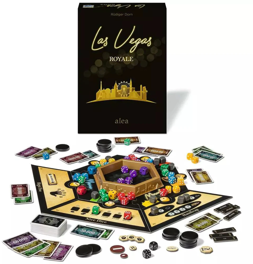 Ravensburger stalo žaidimas „Las Vegas Royale“, nuo 8 m. (instrukcija anglų k.)