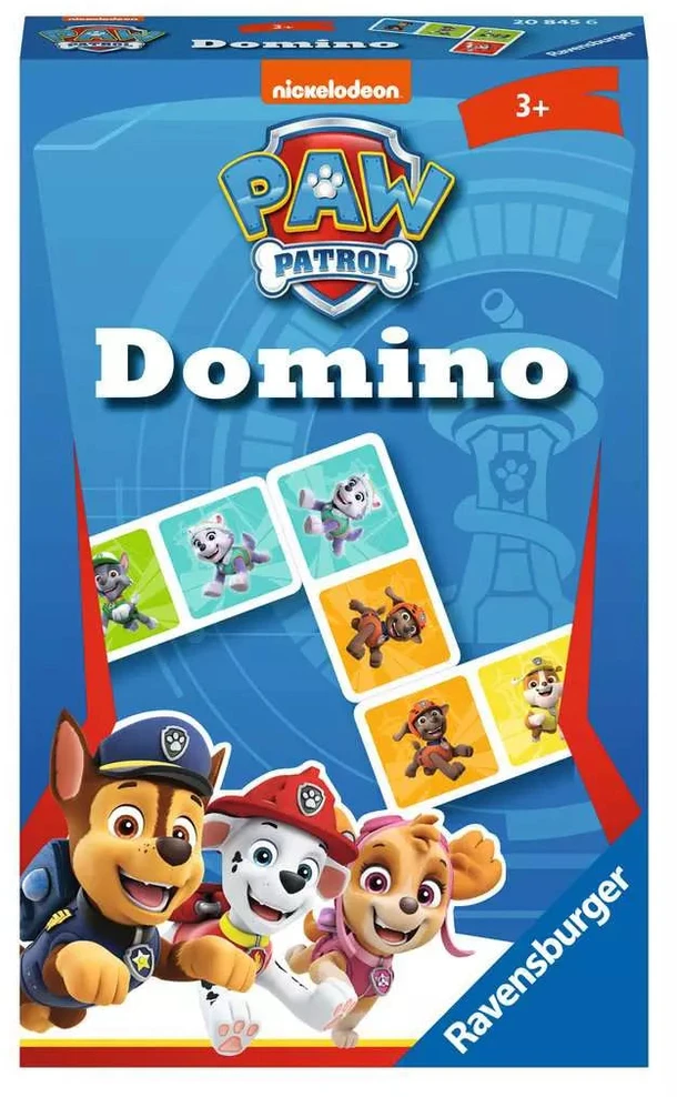 Ravensburger stalo žaidimas „PAW Patrol domino“, 2–6 žaid., nuo 3 m.