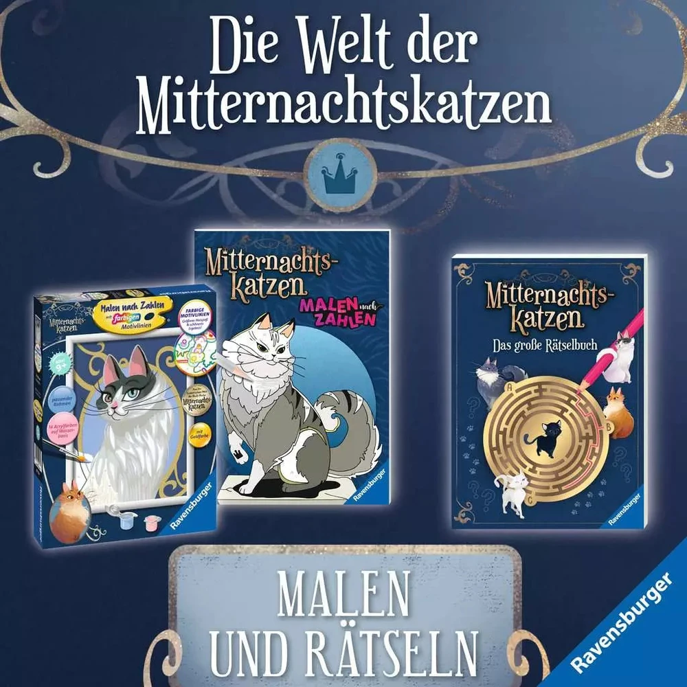 Ravensburger Dėlionė 300 vnt. - Katės