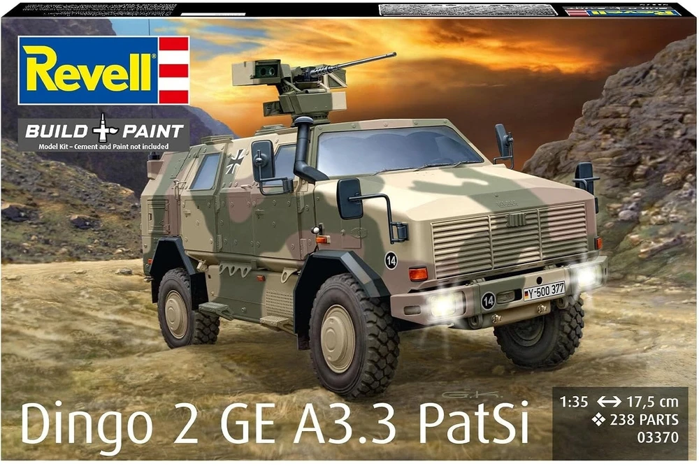 Revell ATF Dingo 2 GE A3.3 1:35 plastikinis surenkamas modelis