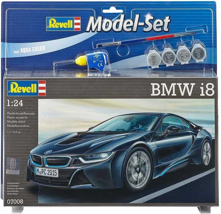 Revell BMW i8 plastikinis surinkimo dovanų rinkinys 1/24
