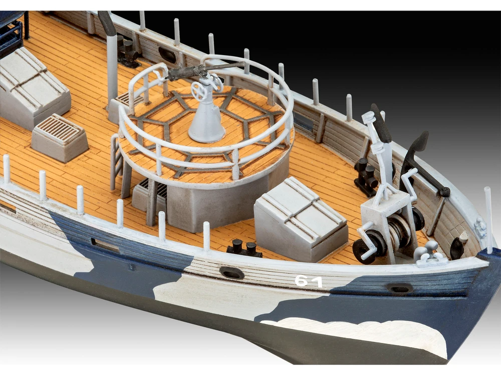 Revell KFK Kriegsfischkutter dovanų rinkinys 1/144 – plastikinis laivo modelis