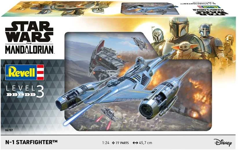 Revell Star Wars Mandaloriečio N1 Starfighter 1/24 surenkamas modelis