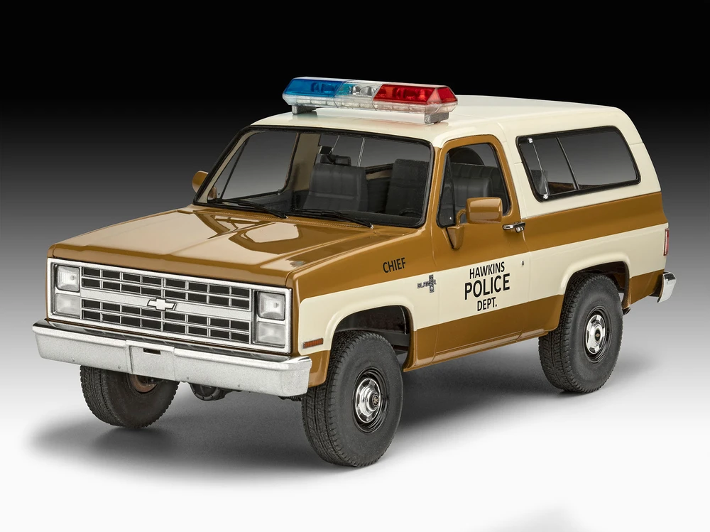 Revell Stranger Things Hopperio 1985 m. Chevy K5 Blazer 1/25 surinkimo rinkinys