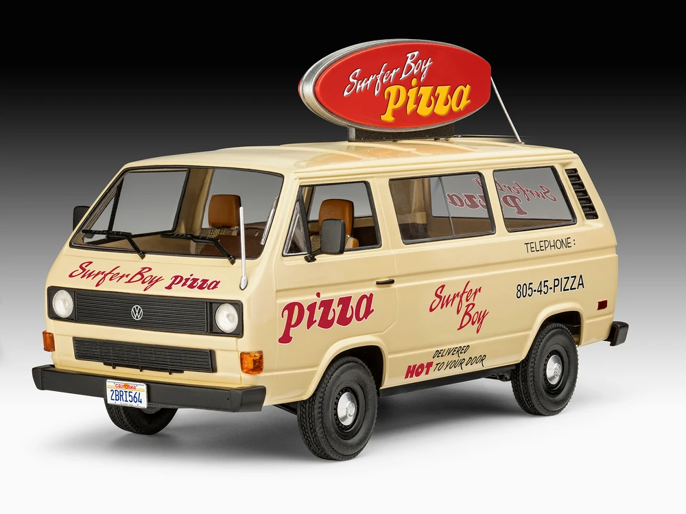 Revell Stranger Things Volkswagen T3 Surfer Boy 1/25 surinkimo modelis