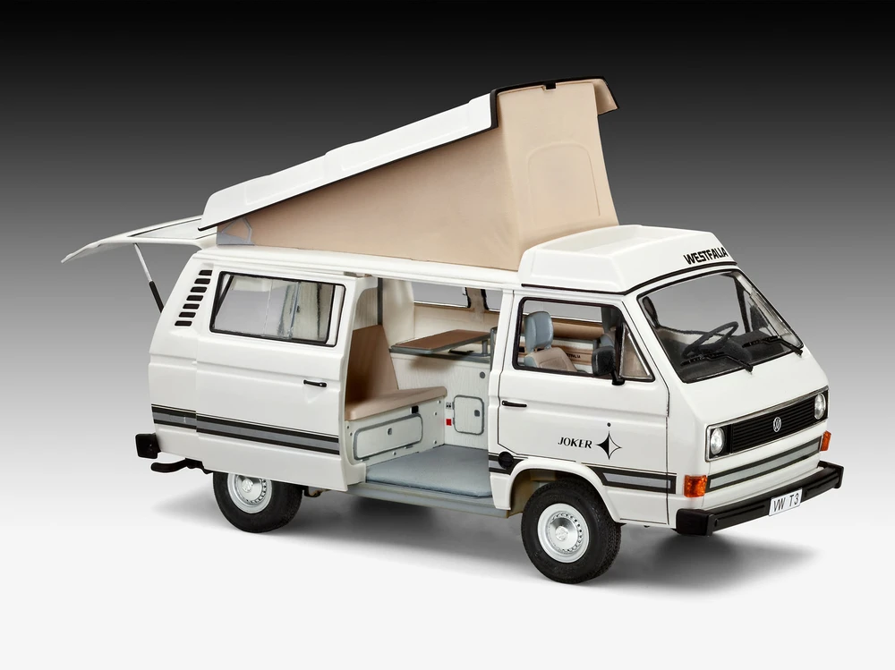 Revell - Volkswagen T3 Camper, 1/25, 07344