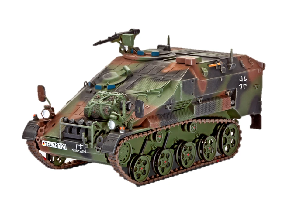 Revell Wiesel 2 LeFlaSys BF/UF 1/35 oro gynybos šarvuotis, plastikinis modelis