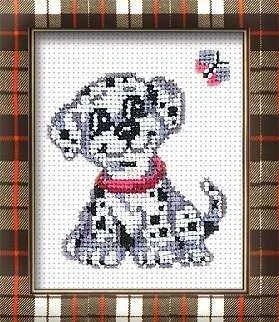 RIOLIS - Create It Yourself - Siuvinėjimo rinkinys „Dalmatinas“ 150 (13x16 cm)