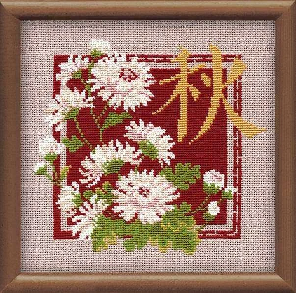 RIOLIS – Create It Yourself – Siuvinėjimo rinkinys „Ruduo“ 813 (20x20 cm)