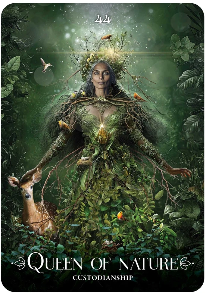 Rockpool Nature Goddess Oracle – gamtos deivių orakulo kortos, 44 kortos su knygele