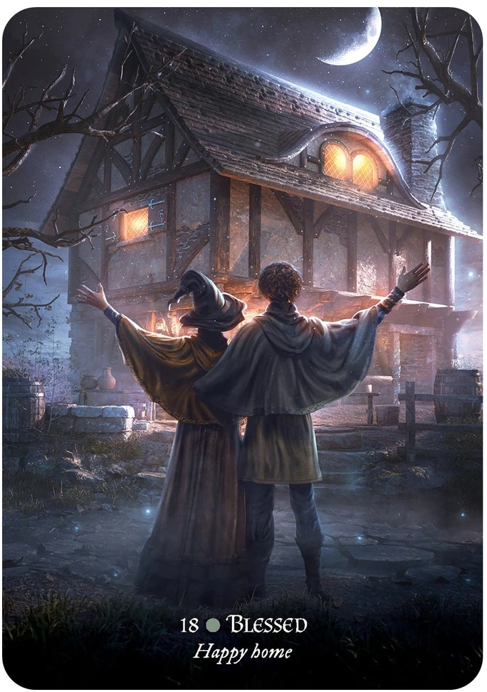 Rockpool Rise of the Witch Oracle – raganų orakulo kortos, 44 kortos