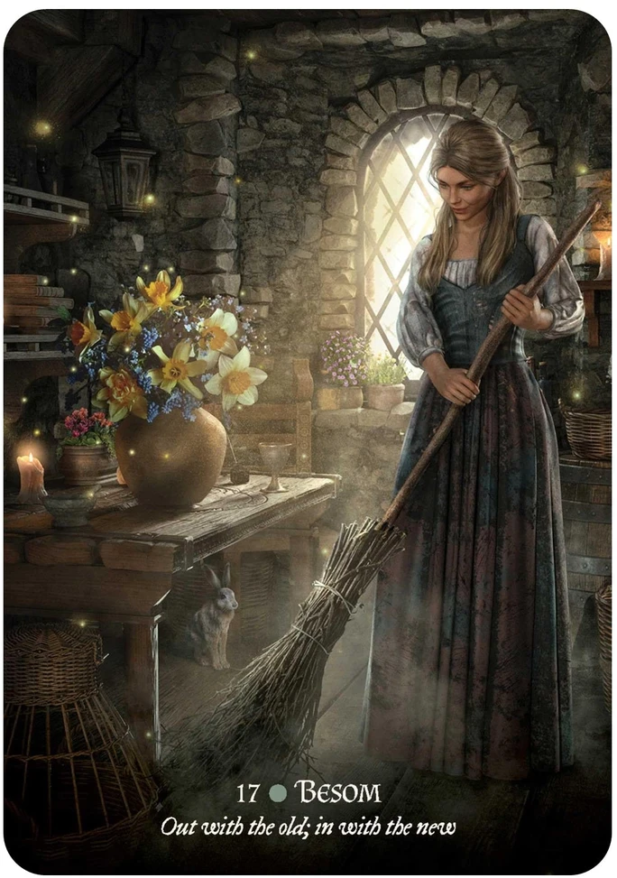 Rockpool Rise of the Witch Oracle – raganų orakulo kortos, 44 kortos