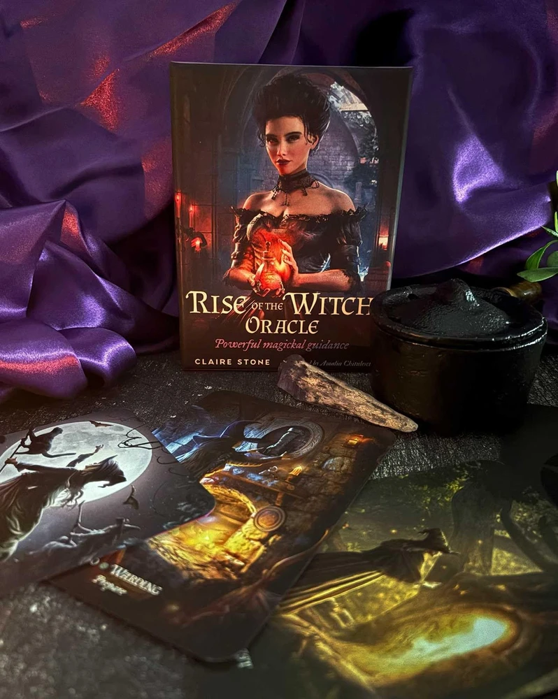 Rockpool Rise of the Witch Oracle – raganų orakulo kortos, 44 kortos