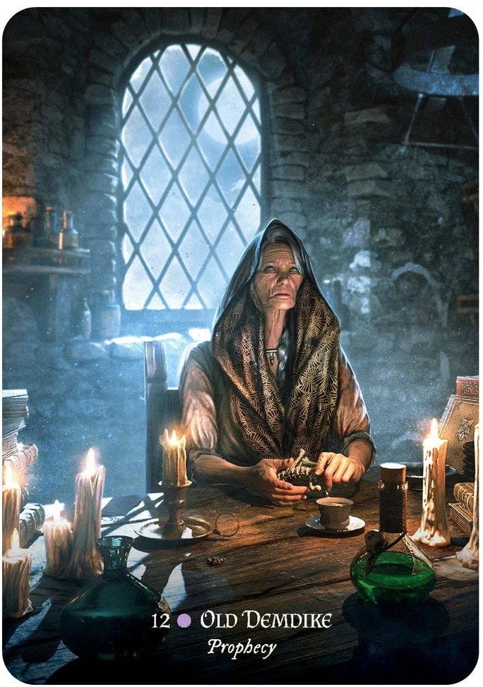 Rockpool Rise of the Witch Oracle – raganų orakulo kortos, 44 kortos