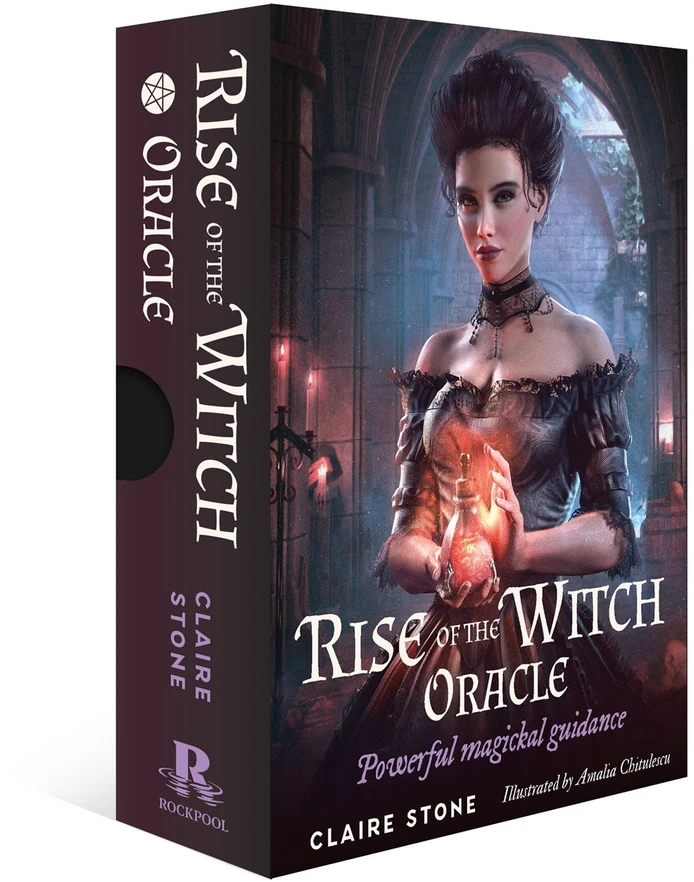 Rockpool Rise of the Witch Oracle – raganų orakulo kortos, 44 kortos