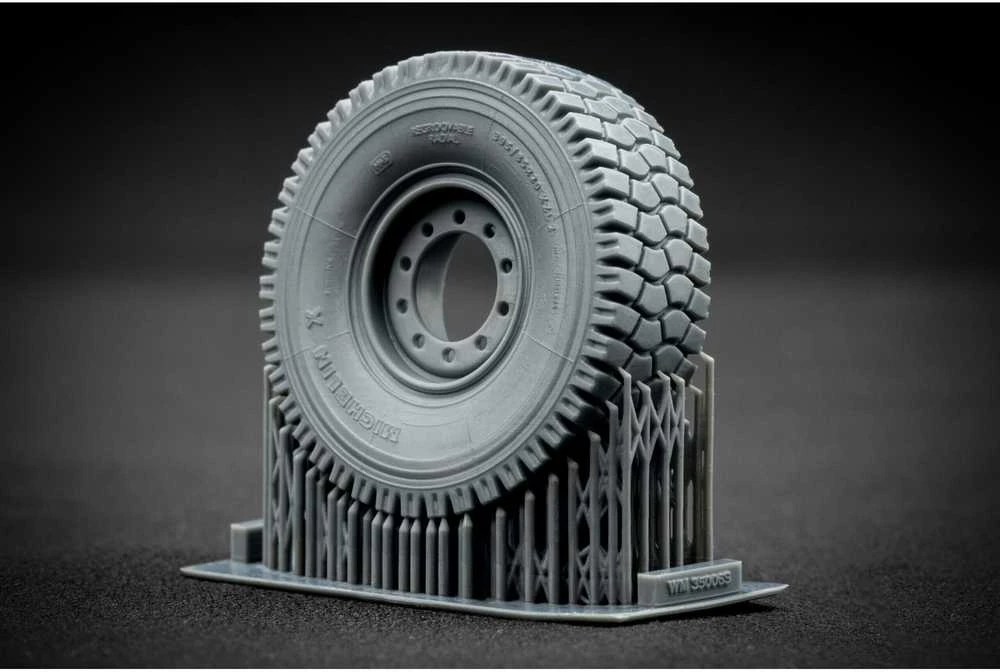Scalex Kozak-2 nusėdusių ratų rinkinys ICM, 1/35, 3D spausdinti ratai