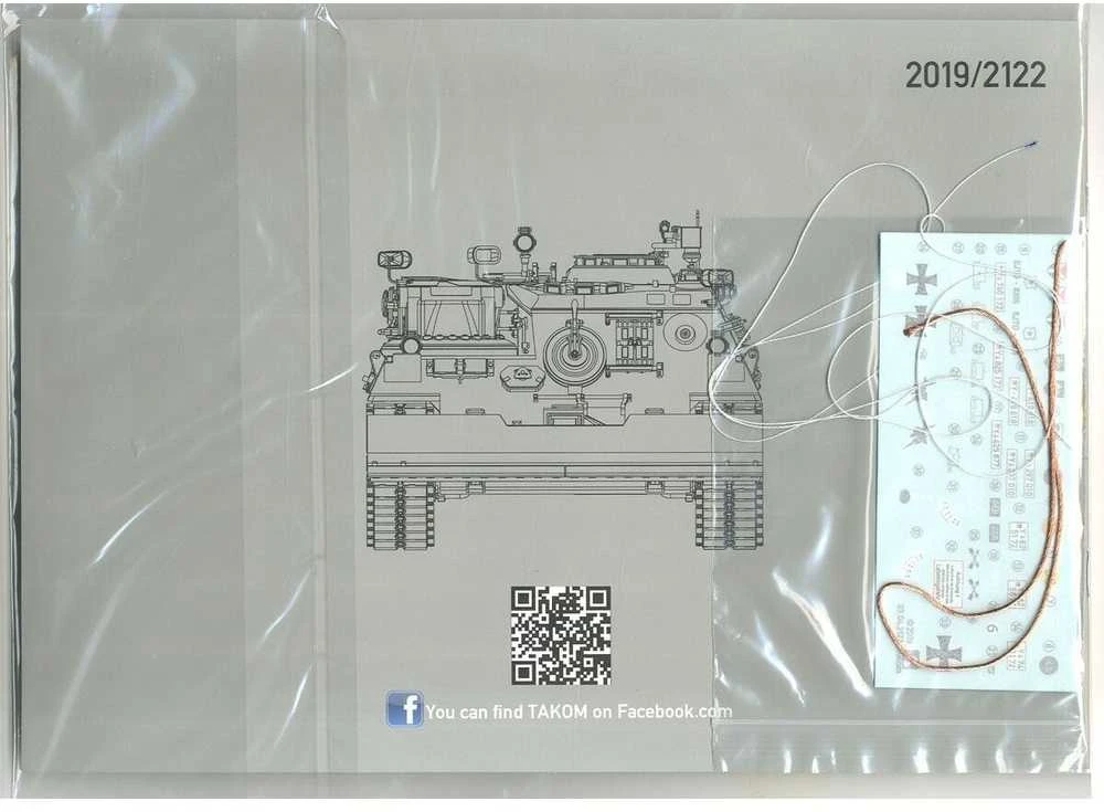 Takom Bergepanzer 2 Leopard 1, 1/35 plastikinis modelis