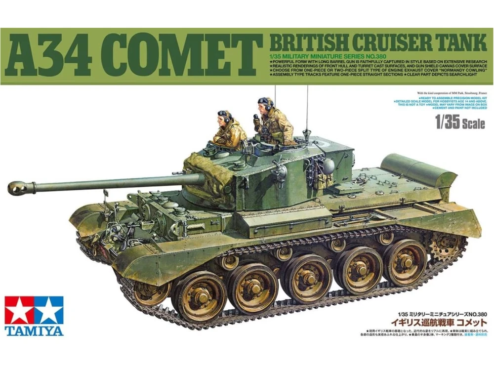 Tamiya – A34 Comet British Cruiser Tank, 1/35, 35380