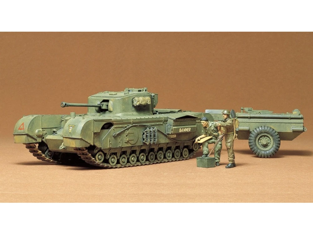 Tamiya Churchill Mk VII Crocodile 1/35 plastikinis tanko modelio rinkinys