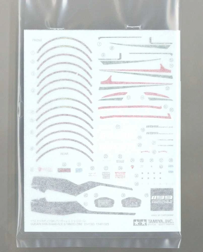 Tamiya Ducati 1199 Panigale S Tricolore 1/12 surenkamas plastikinis modelis