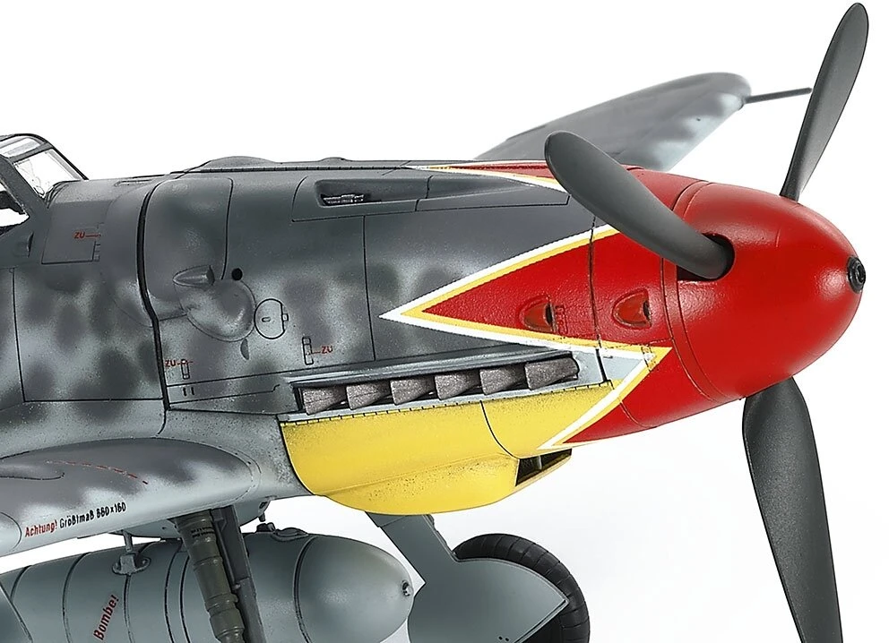 Tamiya Messerschmitt Bf109 G-6 vėlyvos gamybos 1/48 plastikinis modelis