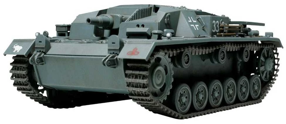 Tamiya Sturmgeschütz III Ausf.B 1/48 plastikinis tanko rinkinys