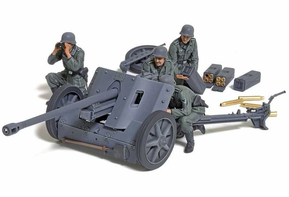 Tamiya vokiečių 5 cm PaK 38 prieštankinis pabūklas 1/35