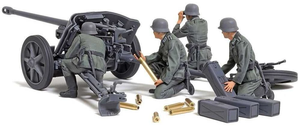 Tamiya vokiečių 5 cm PaK 38 prieštankinis pabūklas 1/35