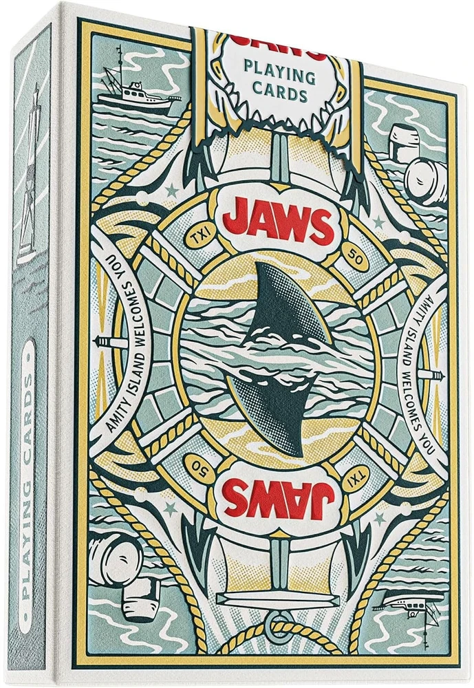 Theory 11 Theory11 JAWS žaidimo kortos – kolekcinė kaladė filmo gerbėjams