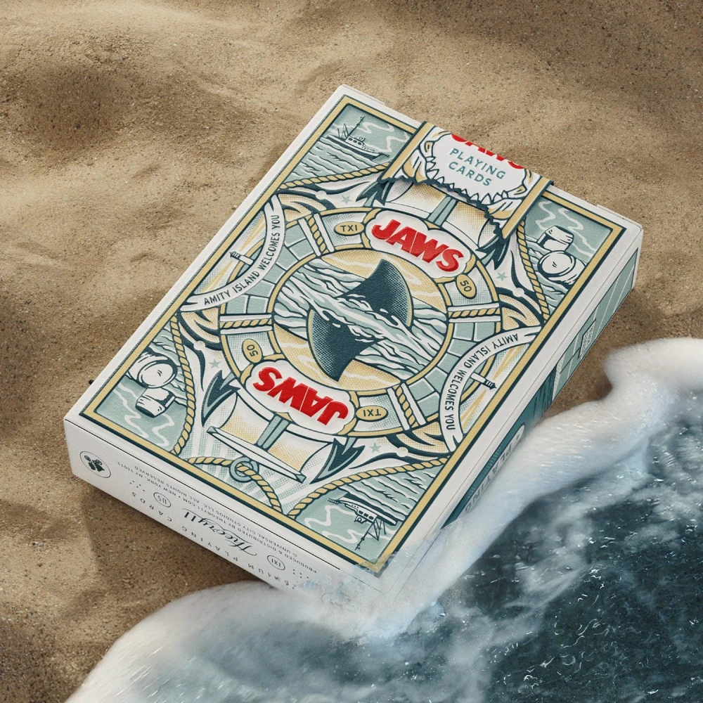 Theory 11 Theory11 JAWS žaidimo kortos – kolekcinė kaladė filmo gerbėjams