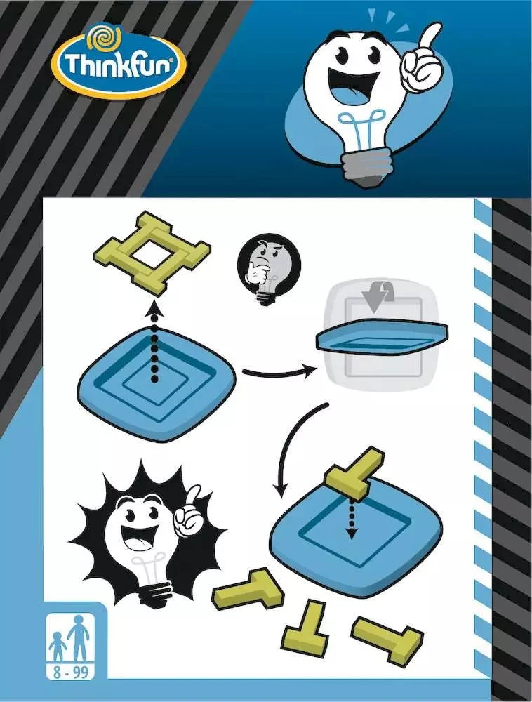 Dėlionė ThinkFun kišeninis galvosūkis „4-T Puzzle“, nuo 8 m.
