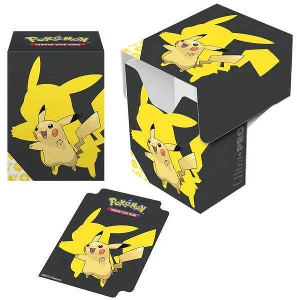 Kortelių saugojimo dėžutė - Ultra PRO Pikachu Full-View Deck Box for 80 Cards