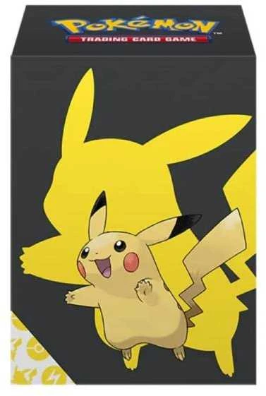 Kortelių saugojimo dėžutė - Ultra PRO Pikachu Full-View Deck Box for 80 Cards