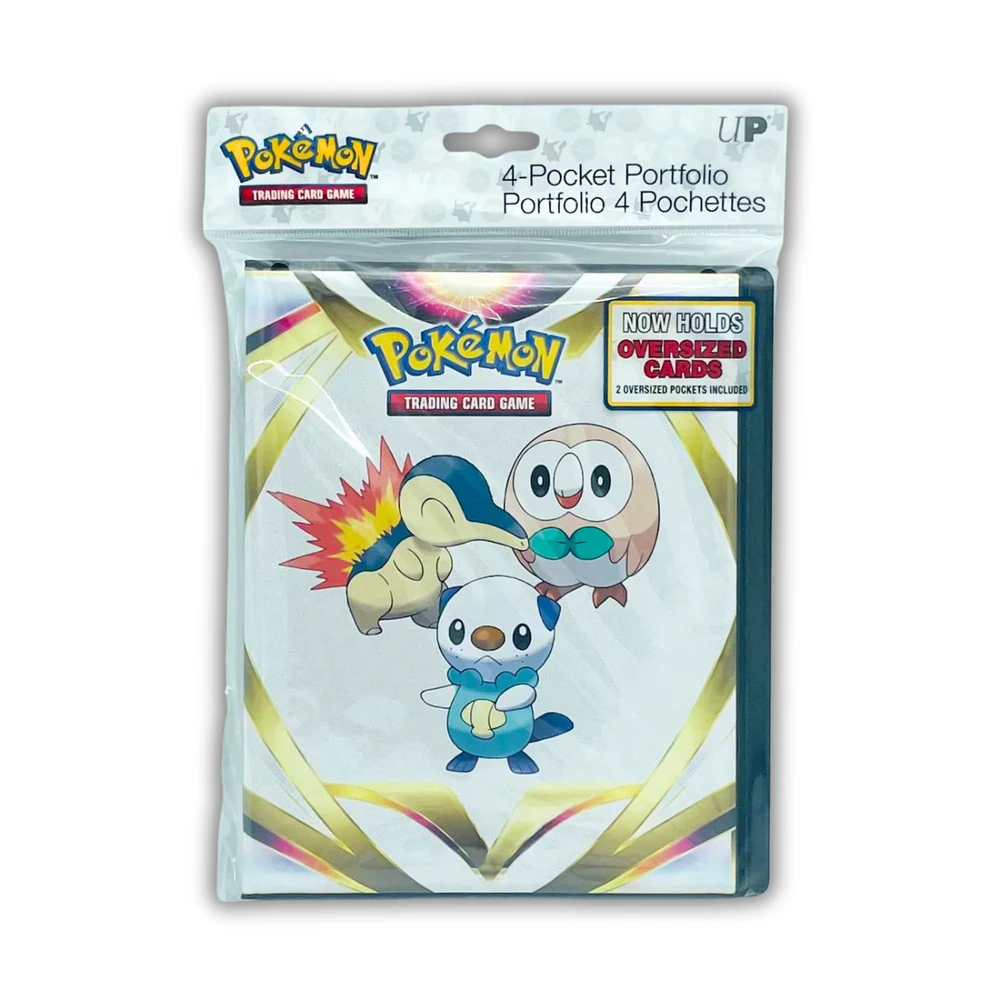 Ultra Pro Pokemon 4 kišenių ryškus kortelių albumas vaikams Sword & Shield