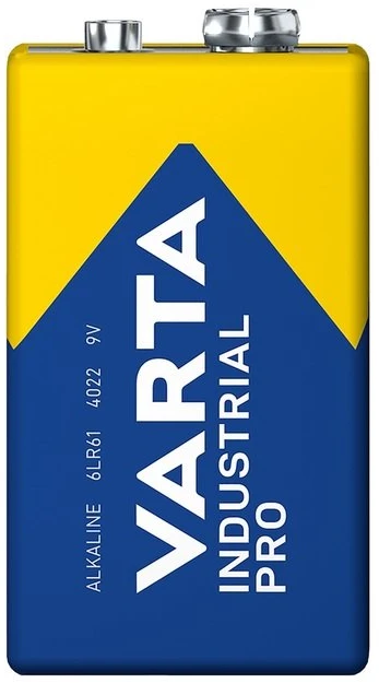 VARTA Industrial 9V šarminės baterijos 20 vnt. – ilgai veikianti energija
