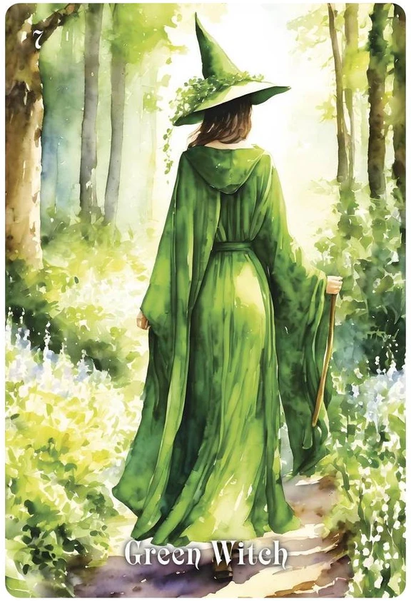 Witch Whispers Oracle – 40 orakulo kortų kaladė su knyga, Llewellyn