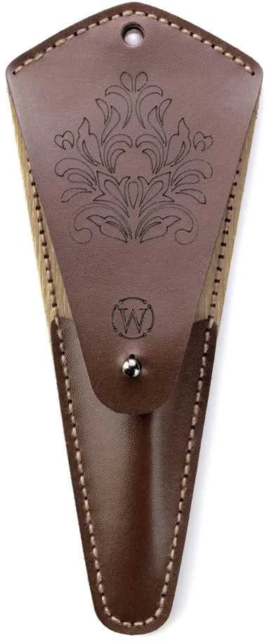 Wonderland Crafts Žirklių dėklo siuvinėjimo rinkinys „Irisai“, dirbtinė oda 10–13 cm