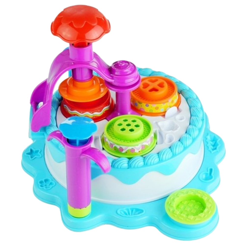 Lean Toys Modelinas spalvotas torto rinkinys vaikams nuo 3 metų